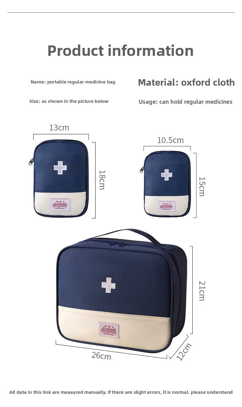 Portable First Aid Kit Essential for Business Trips (EMPTY!)