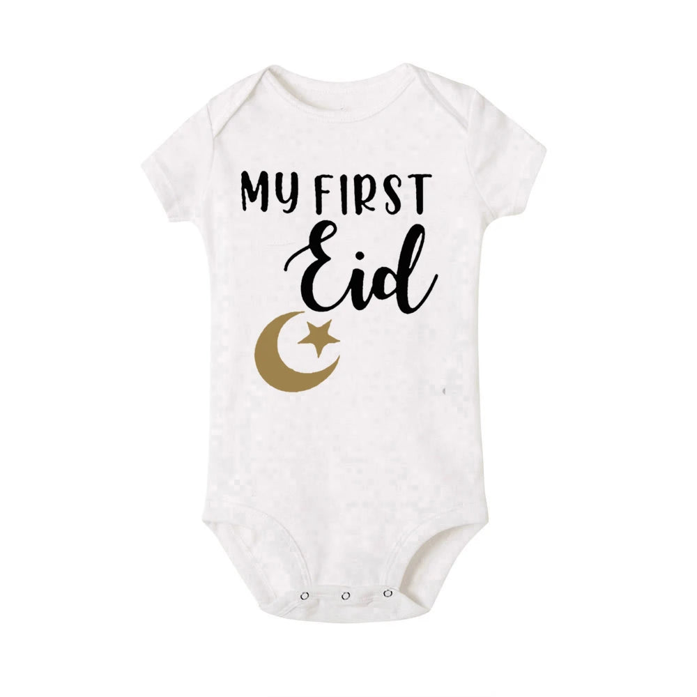 My First Eid Ramadan Baby Romper Jumpsuit