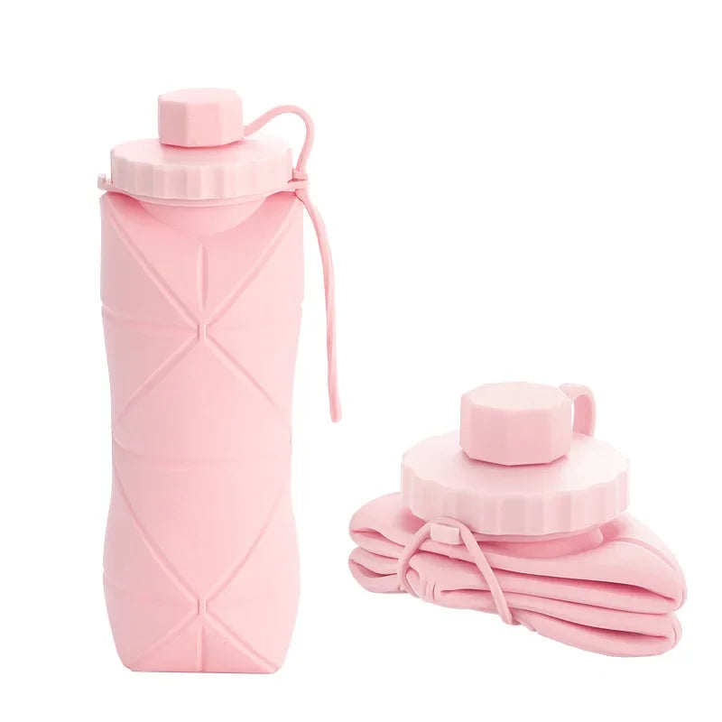 600ml Silicone Folding Bottle Adult Portable Reusable. Hajj