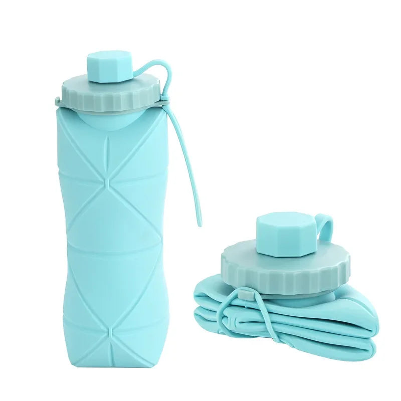600ml Silicone Folding Bottle Adult Portable Reusable. Hajj