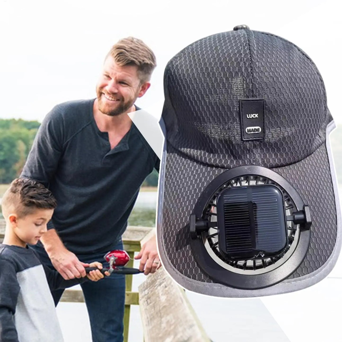 Men & Women Fan  rechargeable solar Fan
