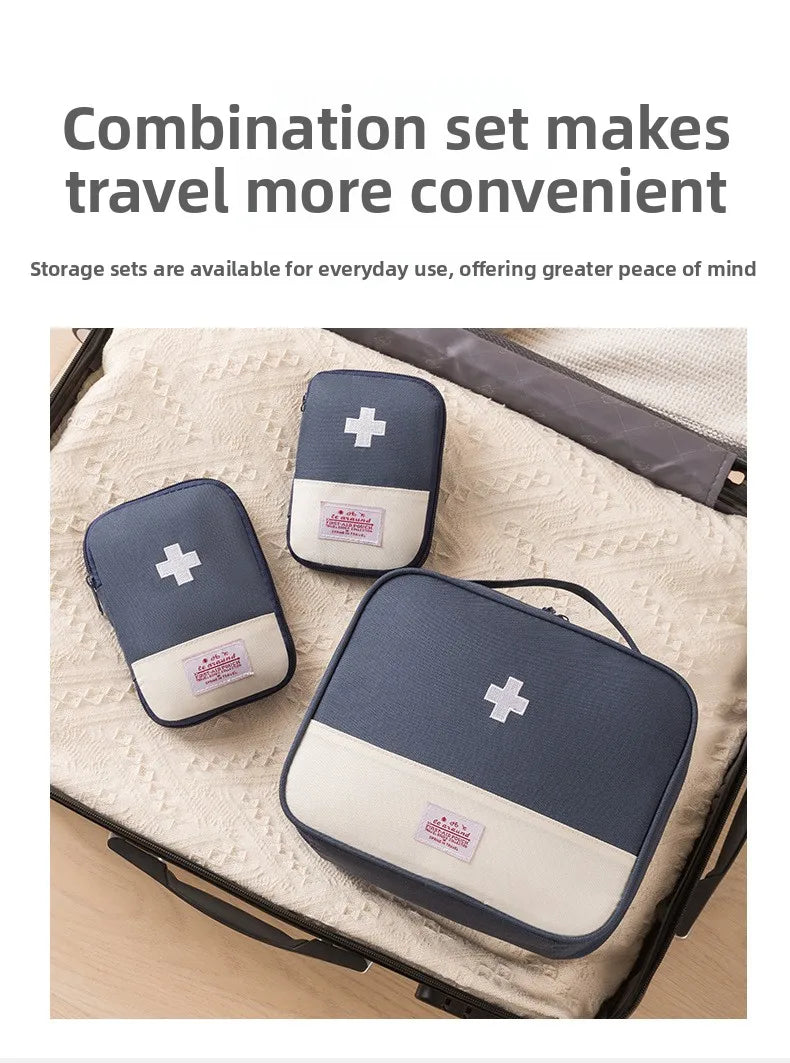 Portable First Aid Kit Essential for Business Trips (EMPTY!)