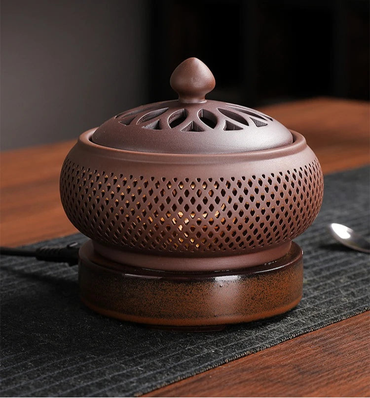 Enamel Electronic Aromatherapy Oven Incense