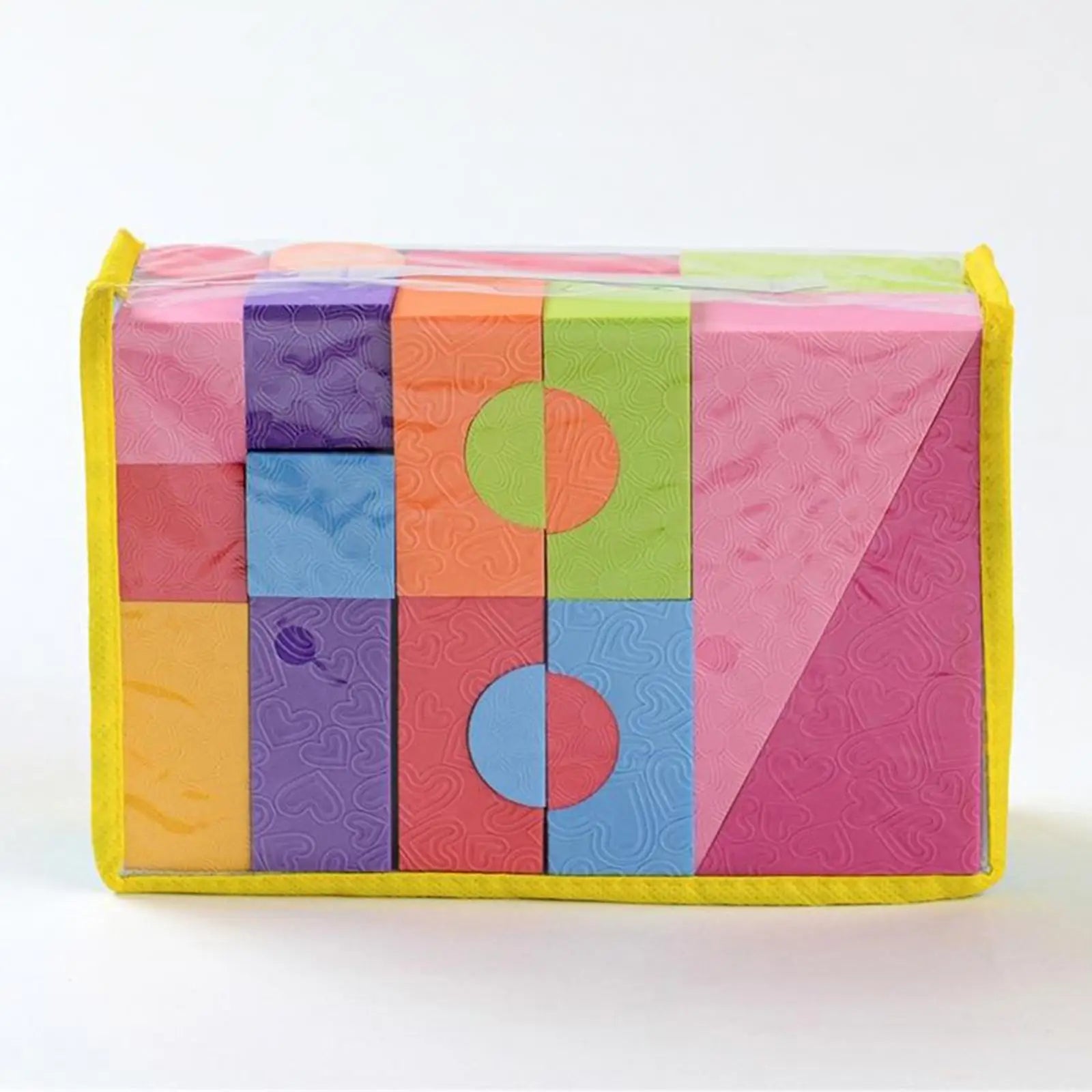 25 Pieces of 3.5cm Thick Soft Foam Building Blocks Stackable