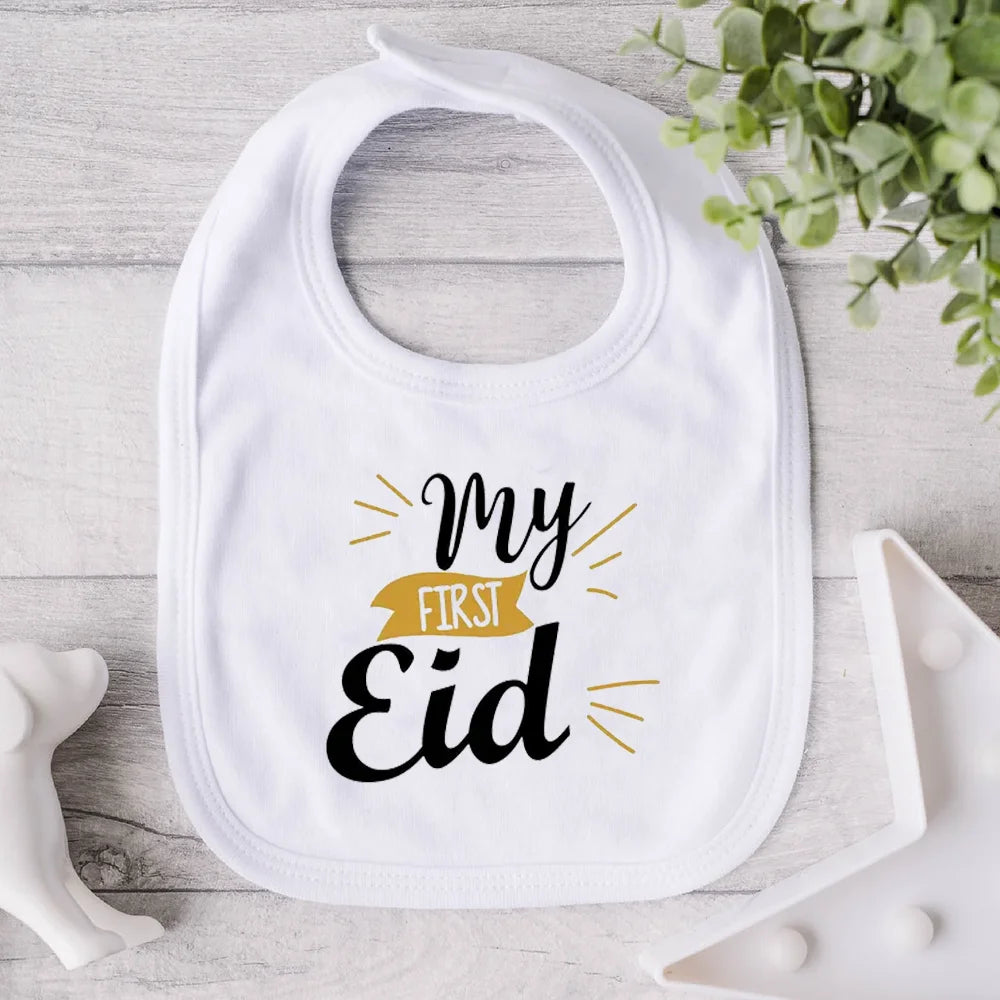 My First Eid Baby Bib (Islamic Iftar Newborn Gift )