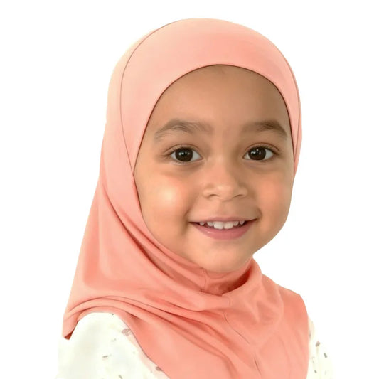 Girls Practical Hijab for 2 to 6 years old
