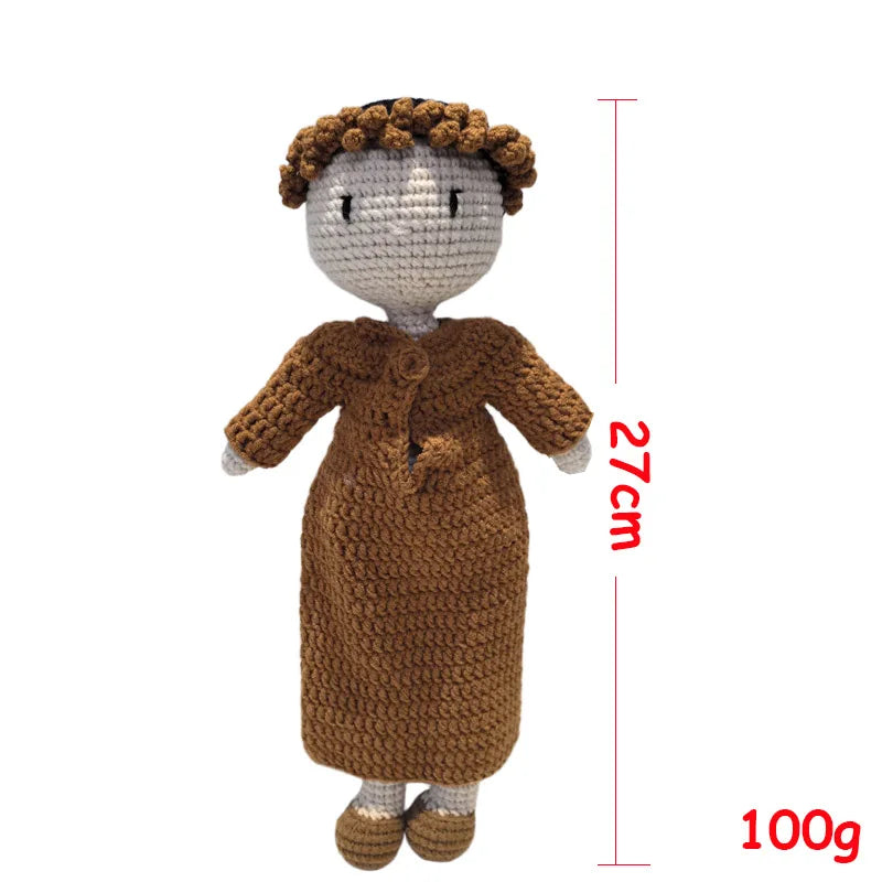 Knitted Islamic Toys Crochet Dolls (gifts) with Hijab for our baby Girls