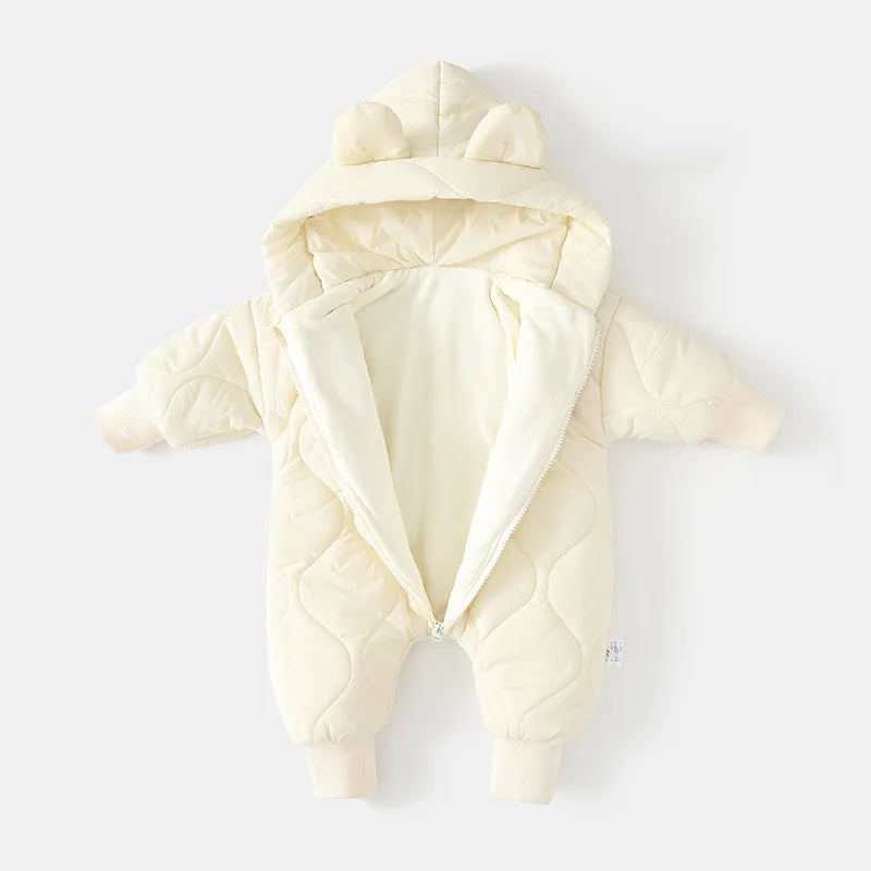  Fur Lining Warm Toddler Romper Girls & Boys
