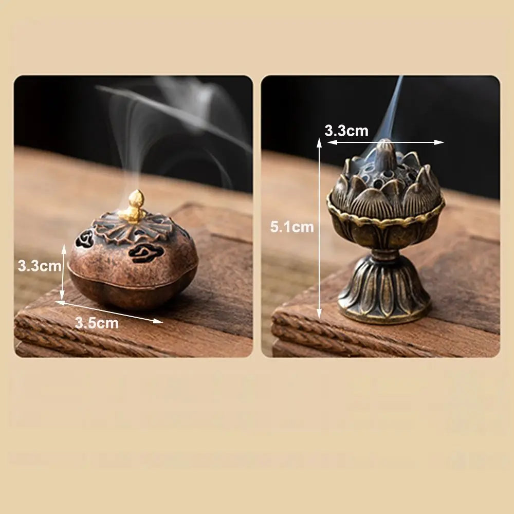 Lotus Lamp Incense Stick Burner Sandalwood