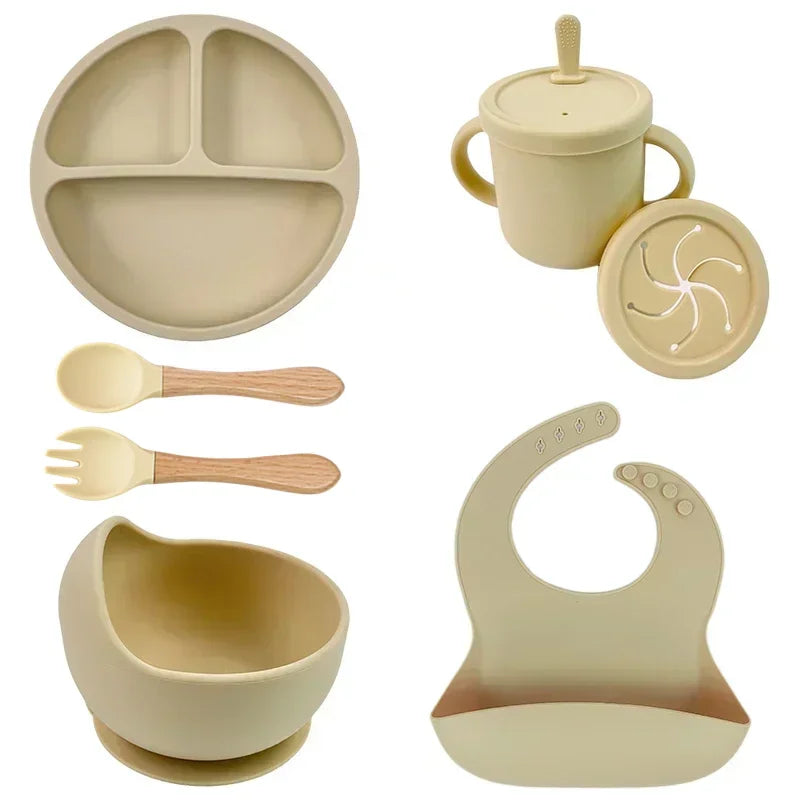 Food Grade Silicone Baby  Bowl Set