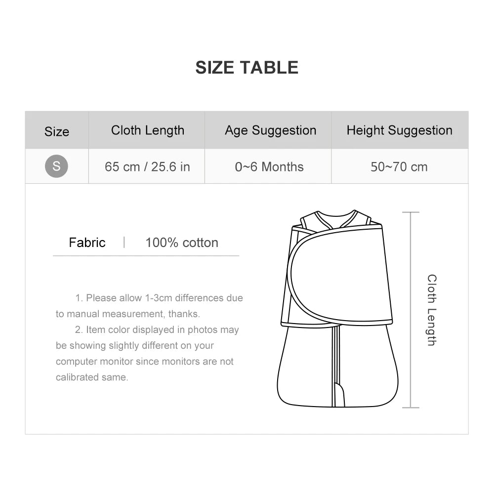 0-6Months Sleeping swaddle For Babies