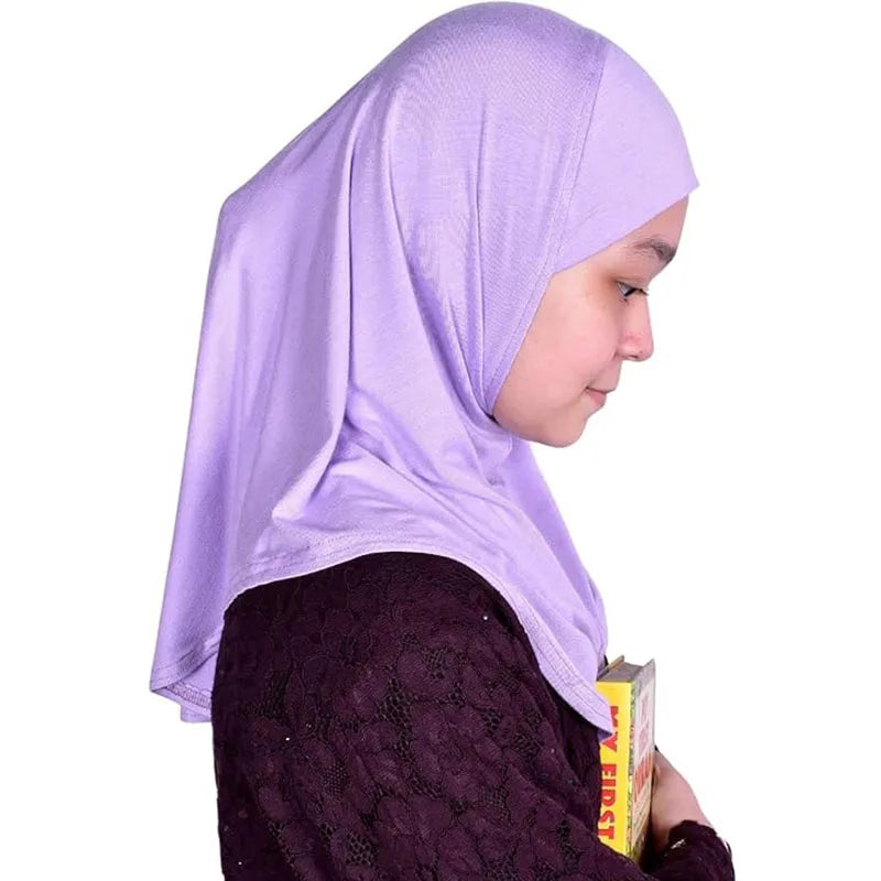 Girls Practical Hijab for 2 to 6 years old