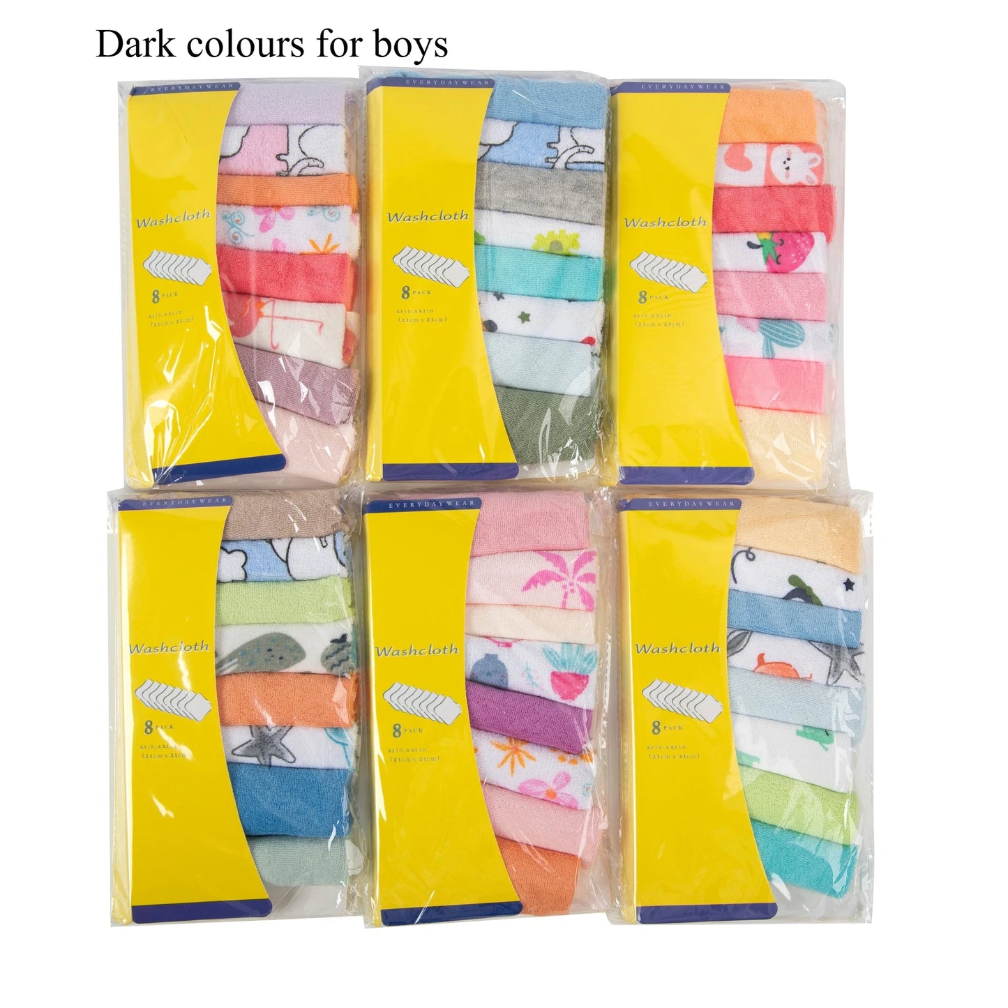 4Pcs Cartoon Baby Bib