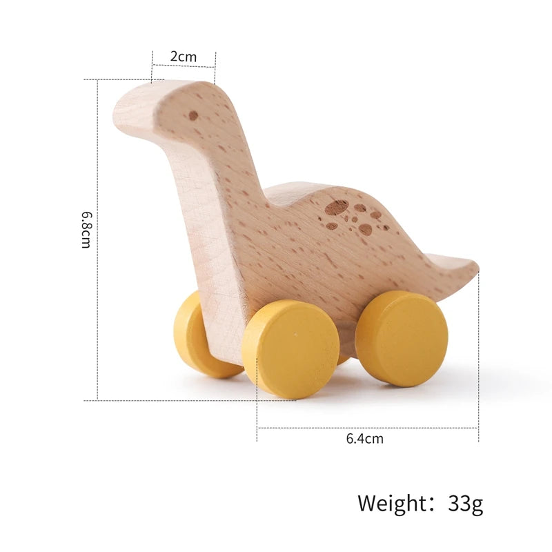 Wooden Montessori Hand Coordination Stacking Toy Handmade.