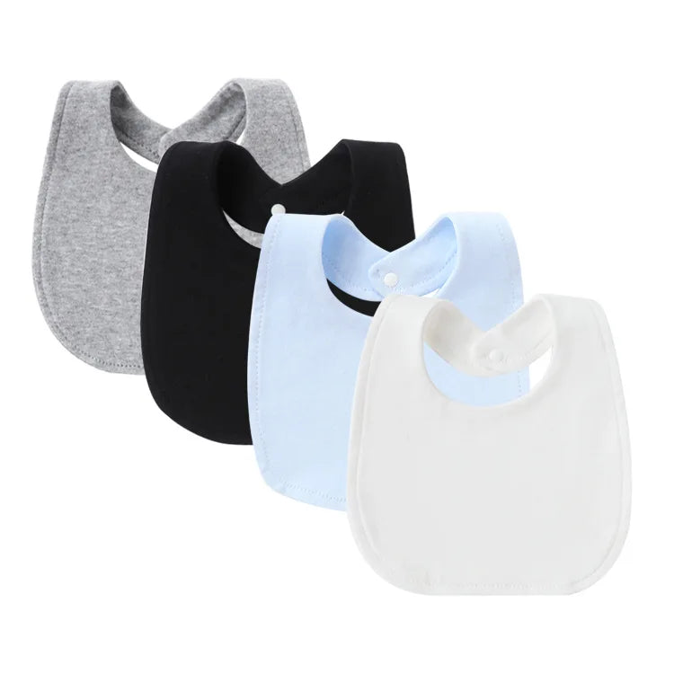 4Pcs Cartoon Baby Bib