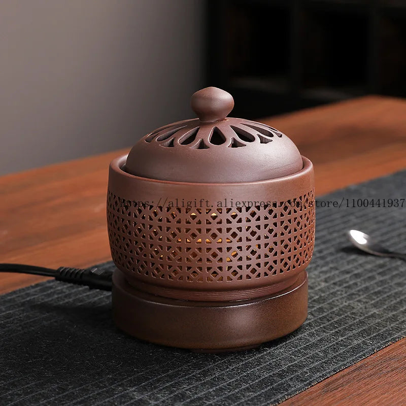 Enamel Electronic Aromatherapy Oven Incense