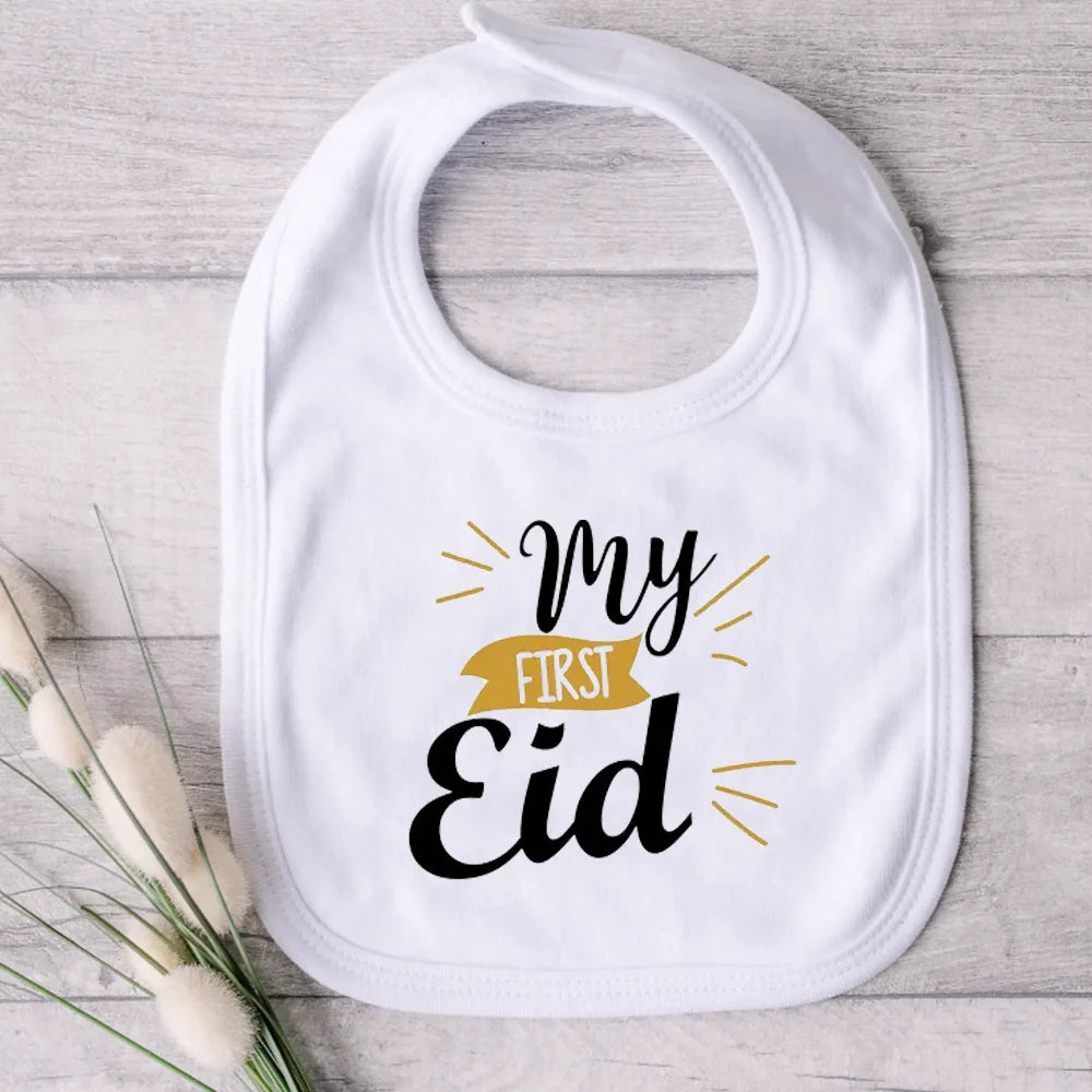 My First Eid Baby Bib (Islamic Iftar Newborn Gift )