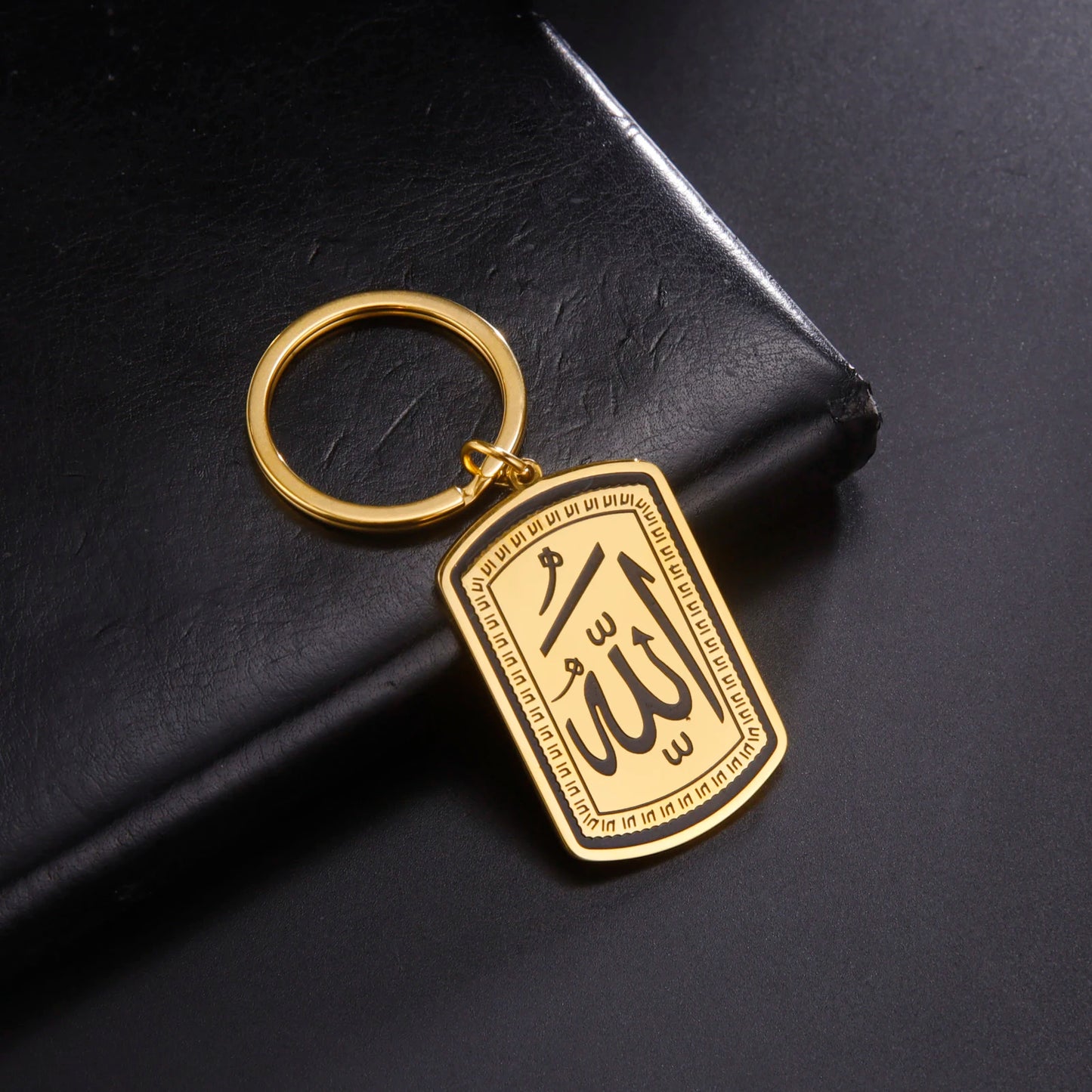 Islamic Allah Pendant Keychain Stainless Steel