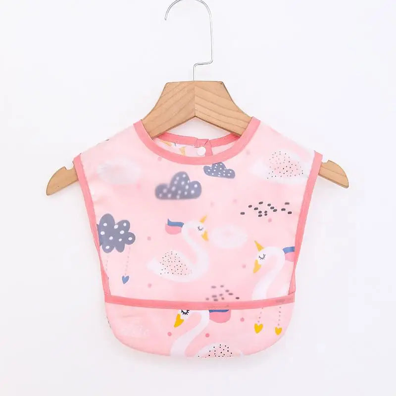 Baby & Toddler Waterproof Feeding Bib Apron  (long sleeves)