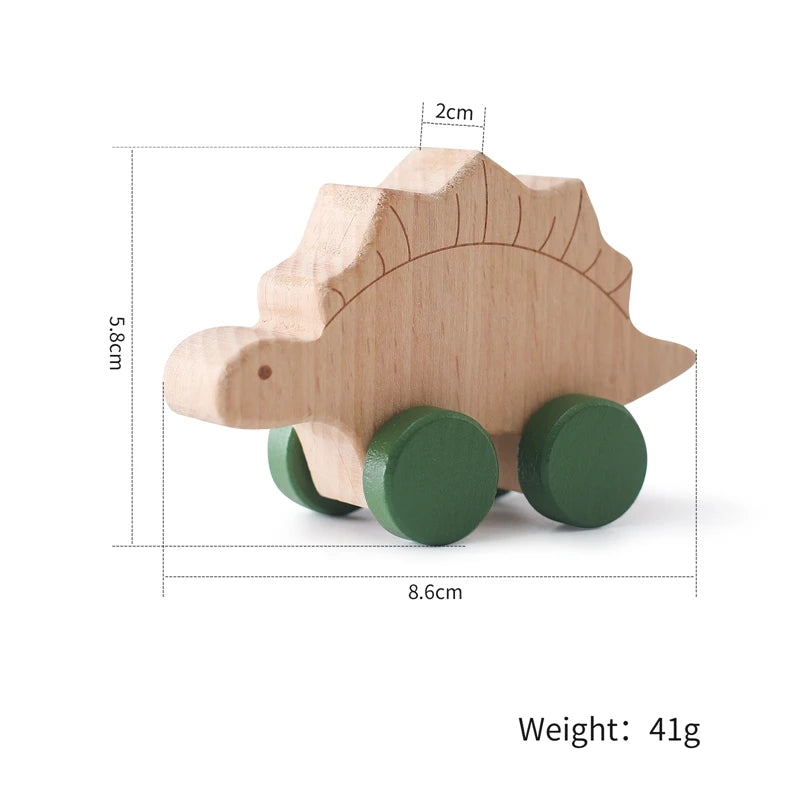 Wooden Montessori Hand Coordination Stacking Toy Handmade.