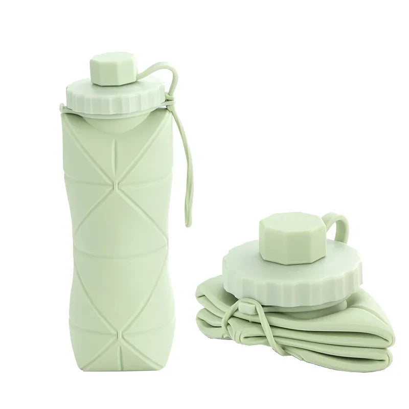 600ml Silicone Folding Bottle Adult Portable Reusable. Hajj