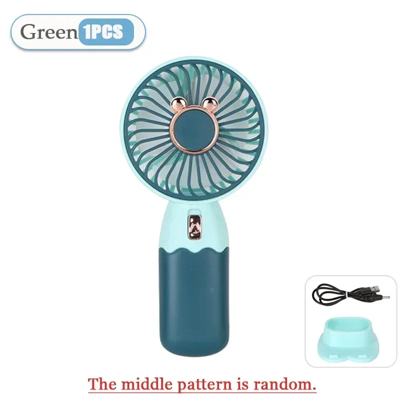 Handheld Fan Mini Portable Rechargeable USB Fan