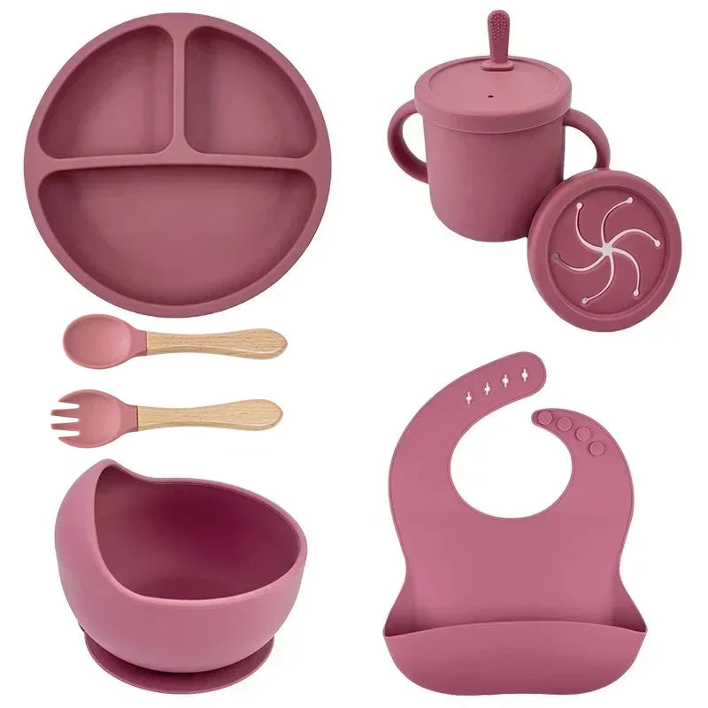 Food Grade Silicone Baby  Bowl Set