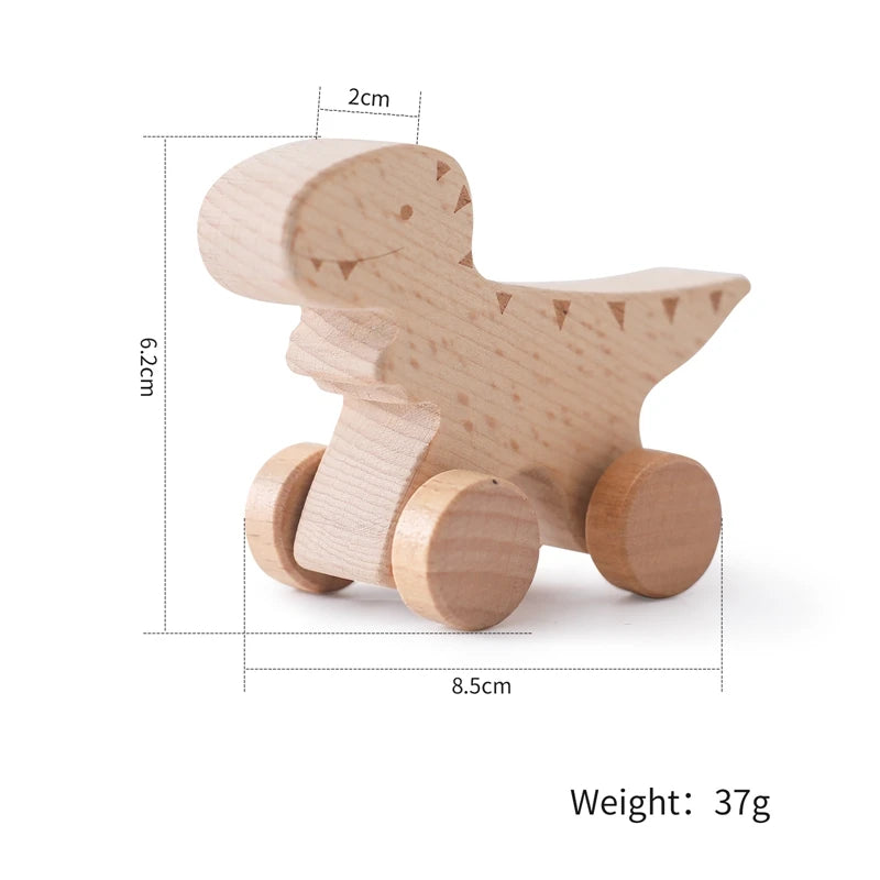 Wooden Montessori Hand Coordination Stacking Toy Handmade.