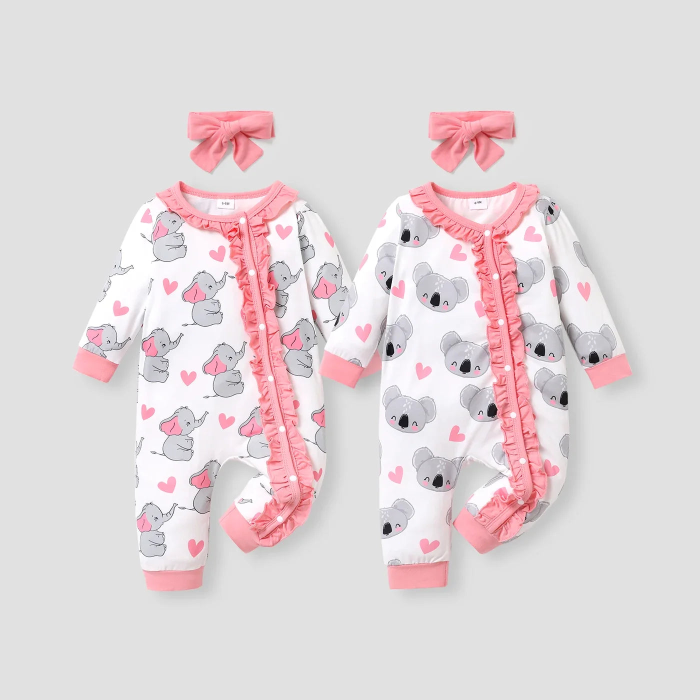 Snap-up Baby Jumpsuit Soft and Comfortable