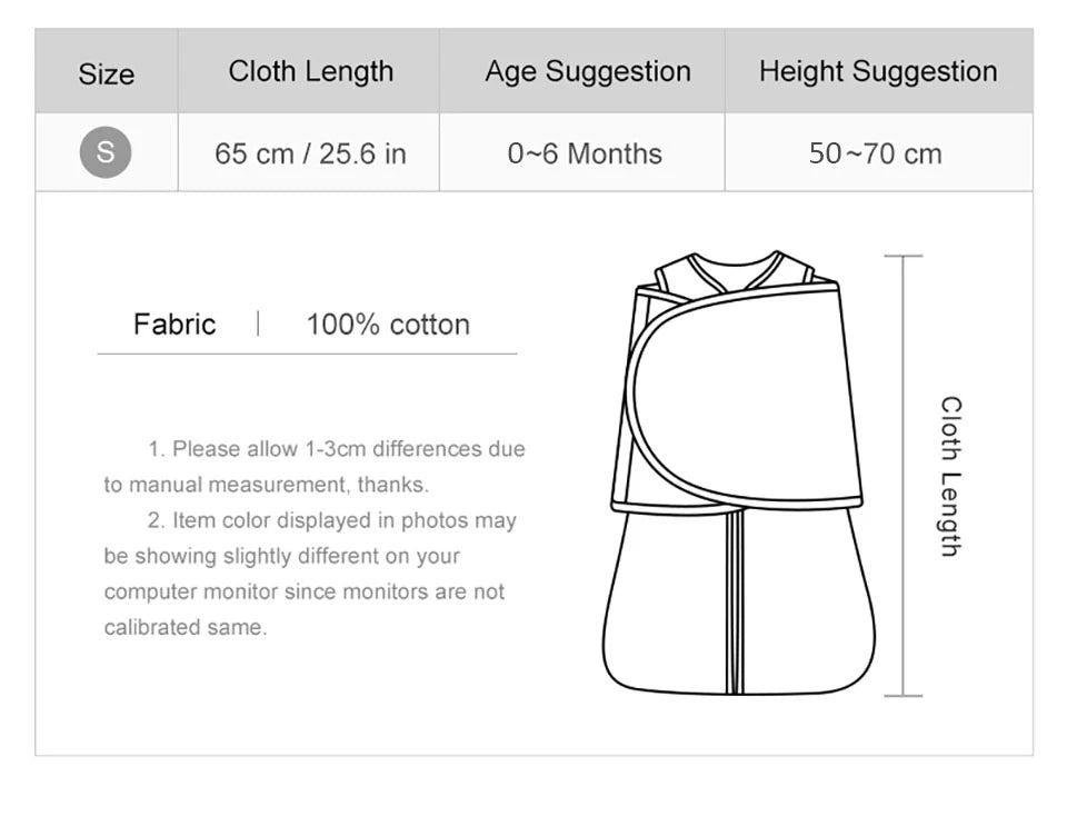 0-6Months Sleeping swaddle For Babies