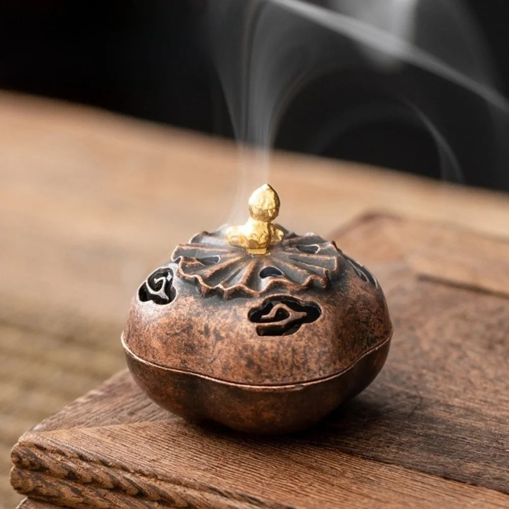 Lotus Lamp Incense Stick Burner Sandalwood