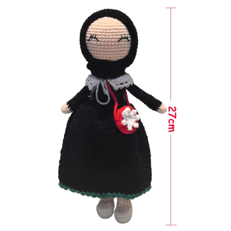 Knitted Islamic Toys Crochet Dolls (gifts) with Hijab for our baby Girls