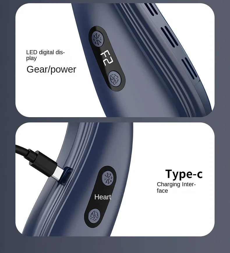 Powerful  Rechargeable Cooling  Neck Air Conditioner