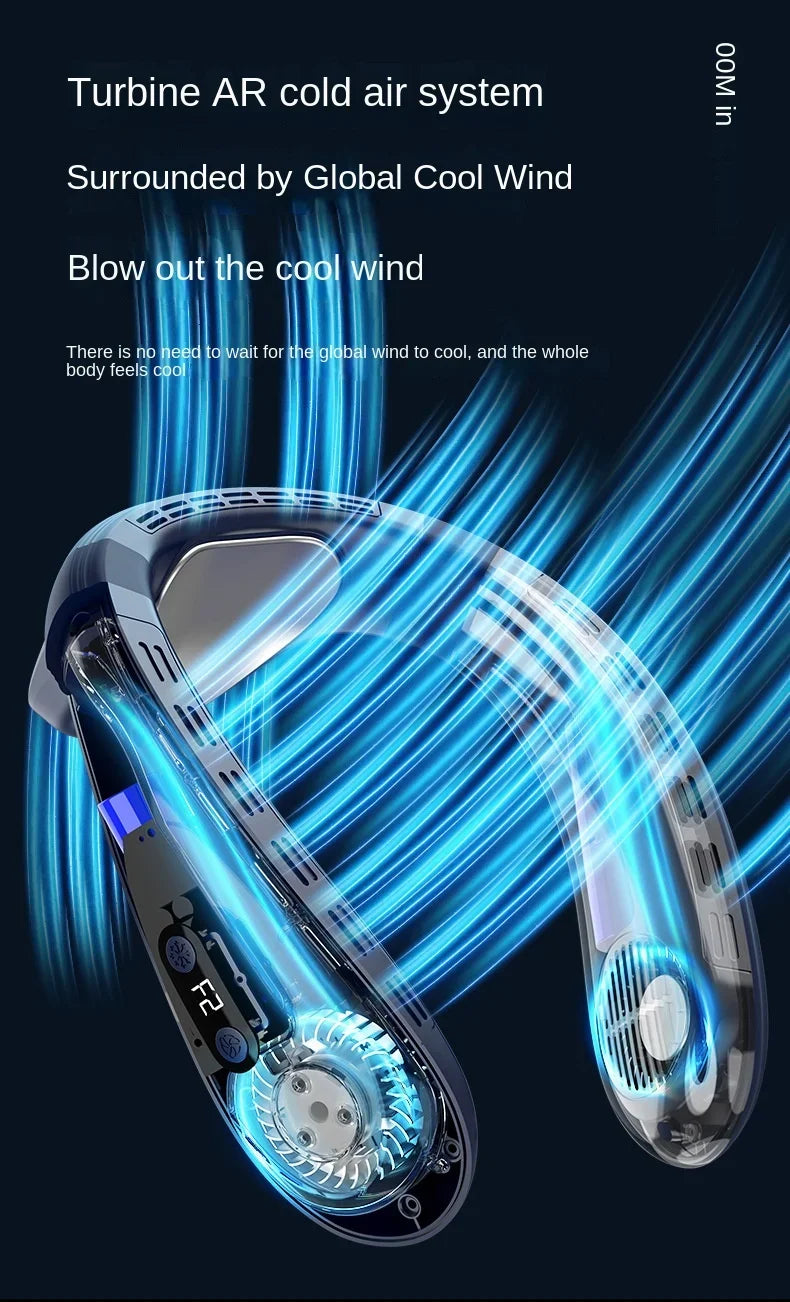 Powerful  Rechargeable Cooling  Neck Air Conditioner