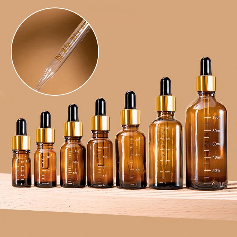 Refillable Bottles Travel 5ml-100ml Dropper Bottles