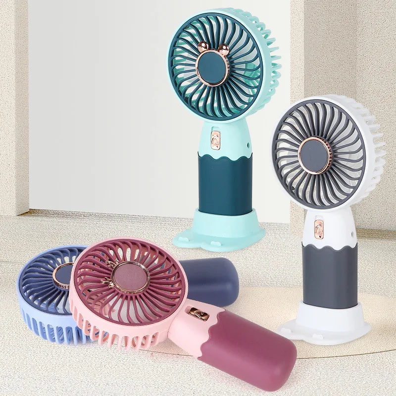 Handheld Fan Mini Portable Rechargeable USB Fan