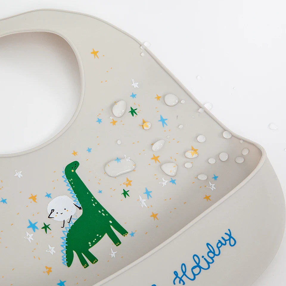 Soft Silicone Cartoon Waterproof Baby Bibs