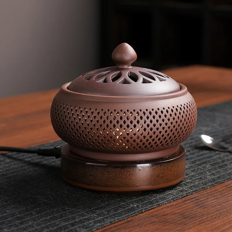 Enamel Electronic Aromatherapy Oven Incense