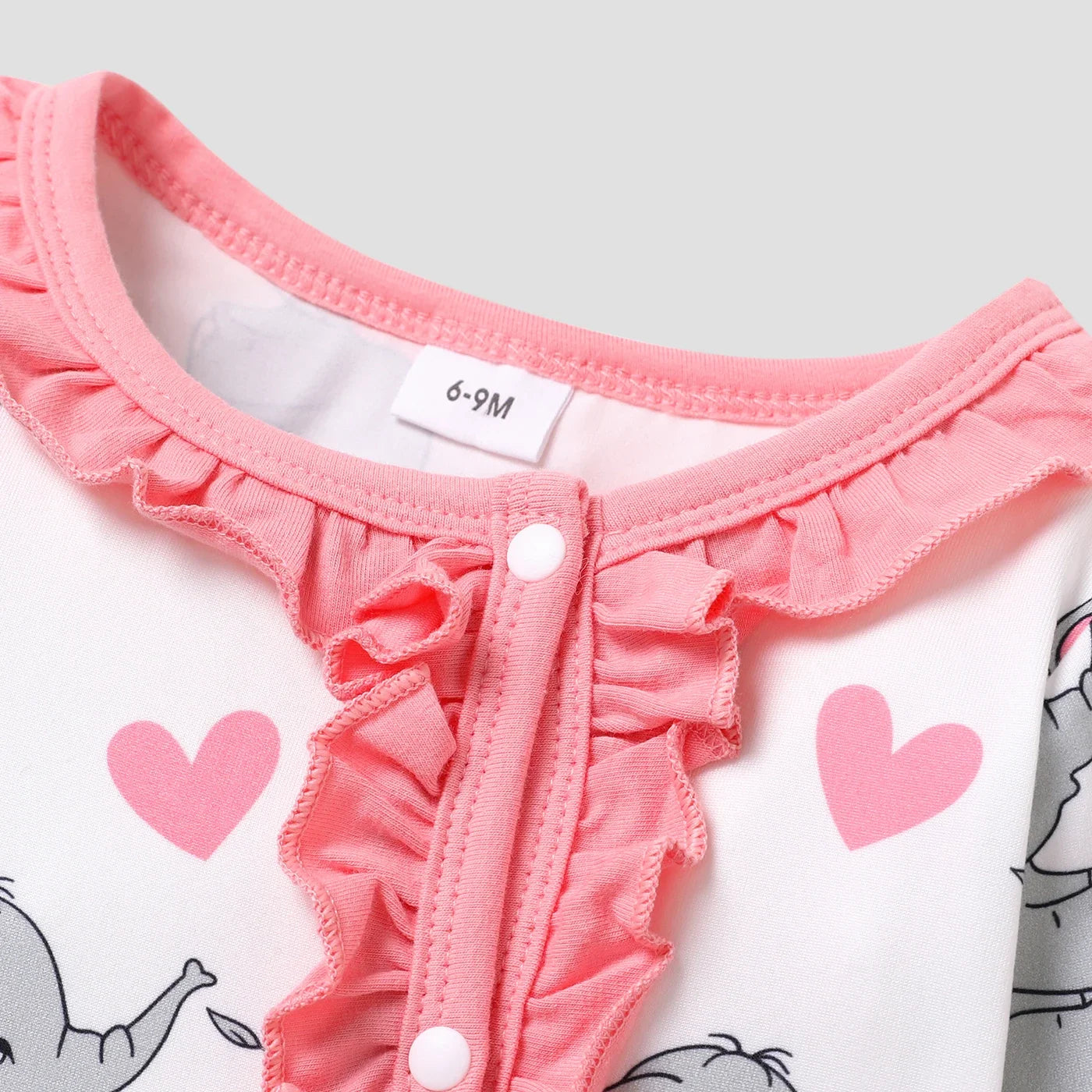 Snap-up Baby Jumpsuit Soft and Comfortable