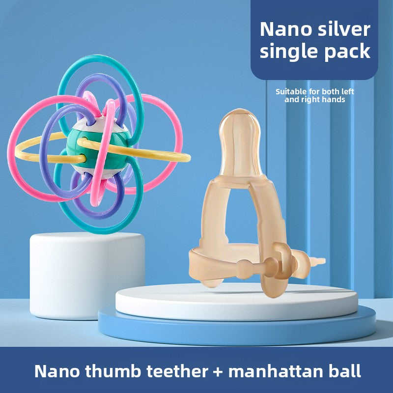 Silicone Baby Thumb Guard Teething Aid