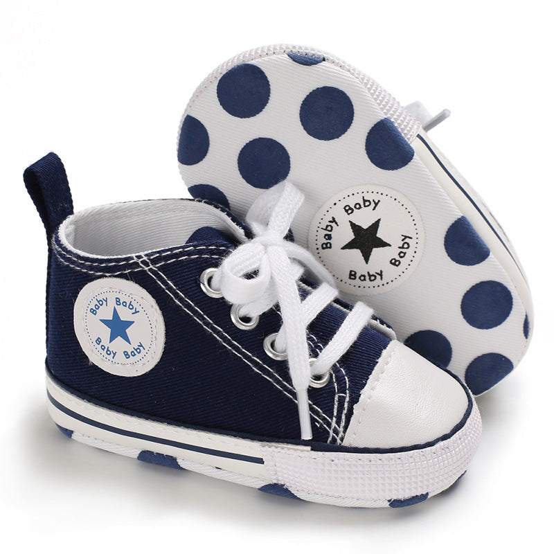 Soft Sole Canvas Baby Shoes for Toddlers