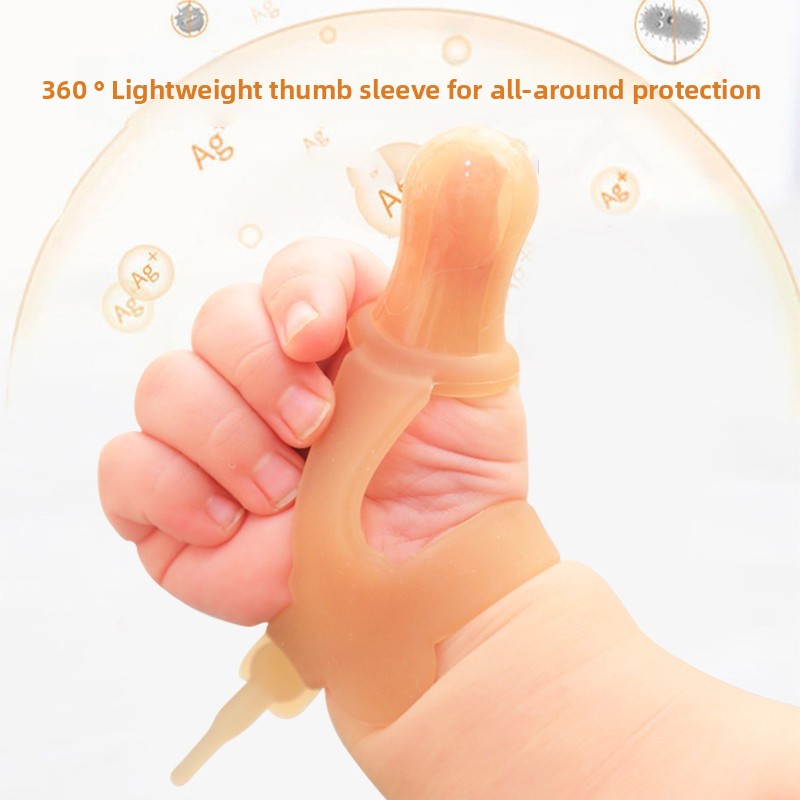 Silicone Baby Thumb Guard Teething Aid