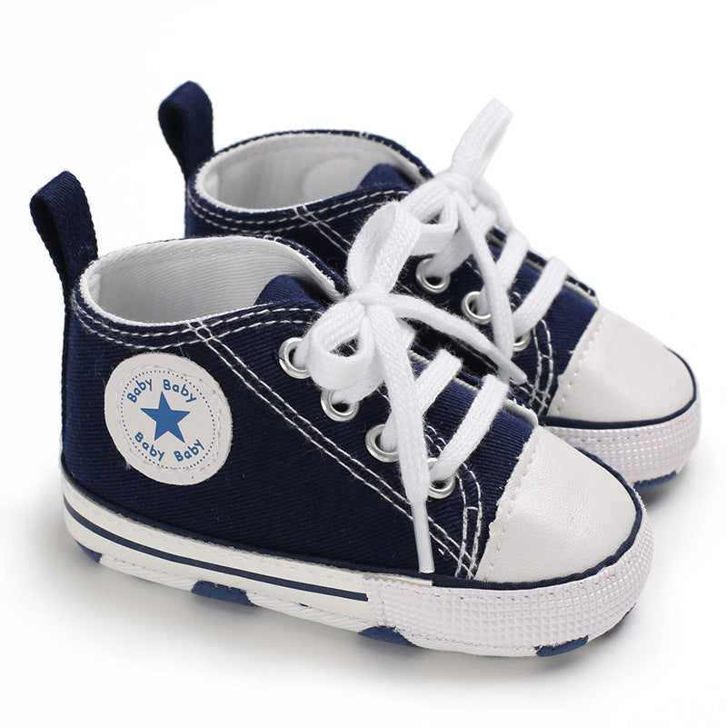 Soft Sole Canvas Baby Shoes for Toddlers