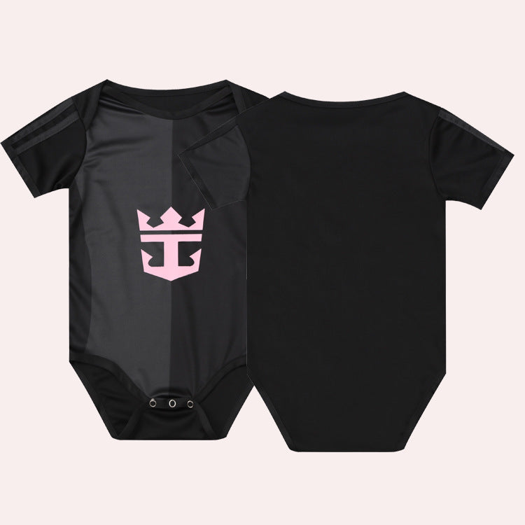 Miami Pink Baby Football Onesie